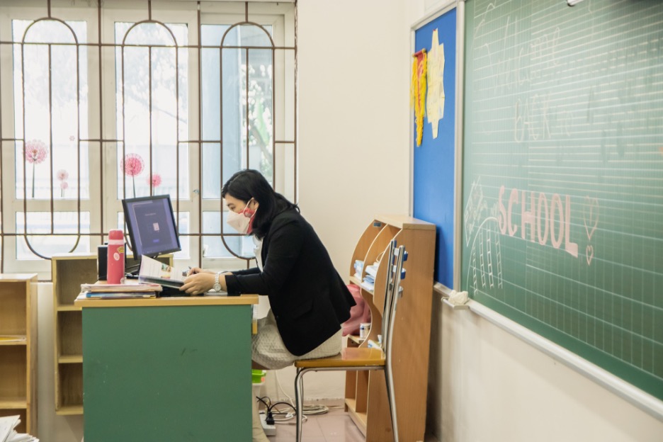 Tiểu học Đoàn Thị Điểm ứng dụng công nghệ, đi đầu trong kiểm soát dịch 3 Picture1